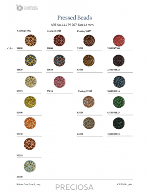 Guide to Preciosa Pearl Colors — Beadaholique