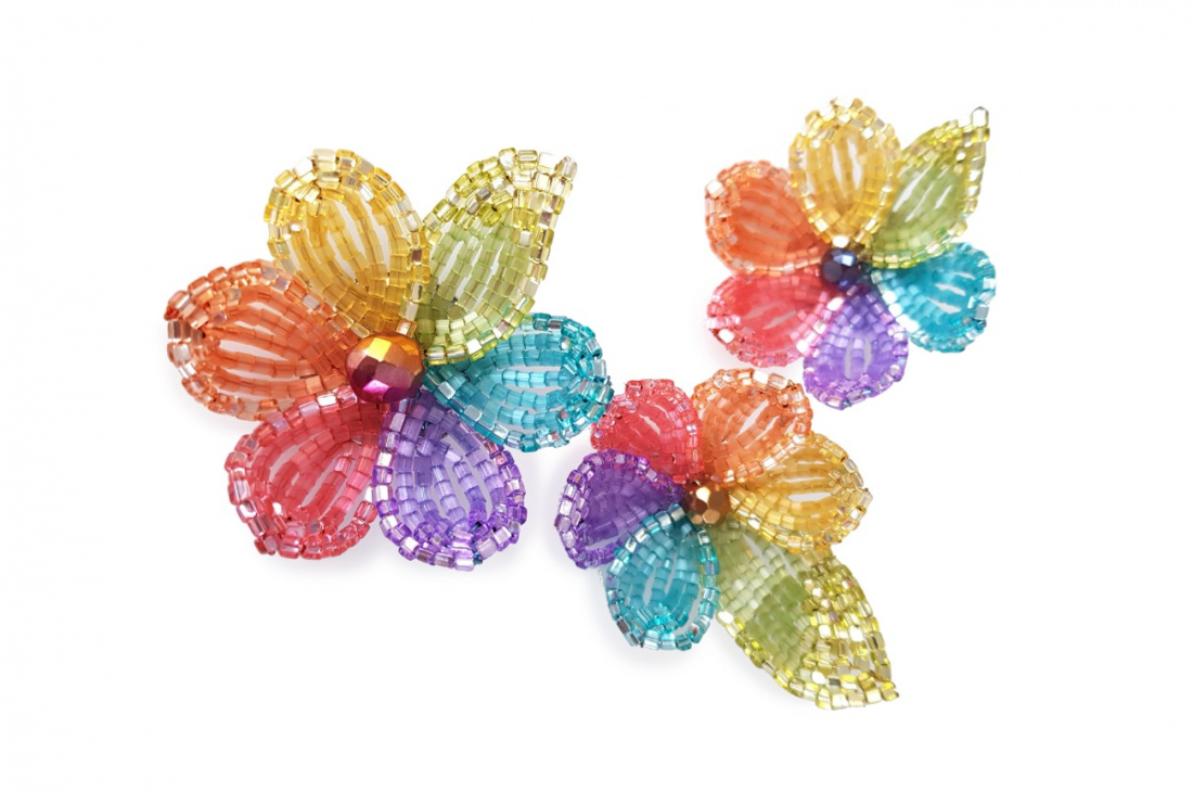 Rainbow brooch - projects3 - Preciosa Ornela